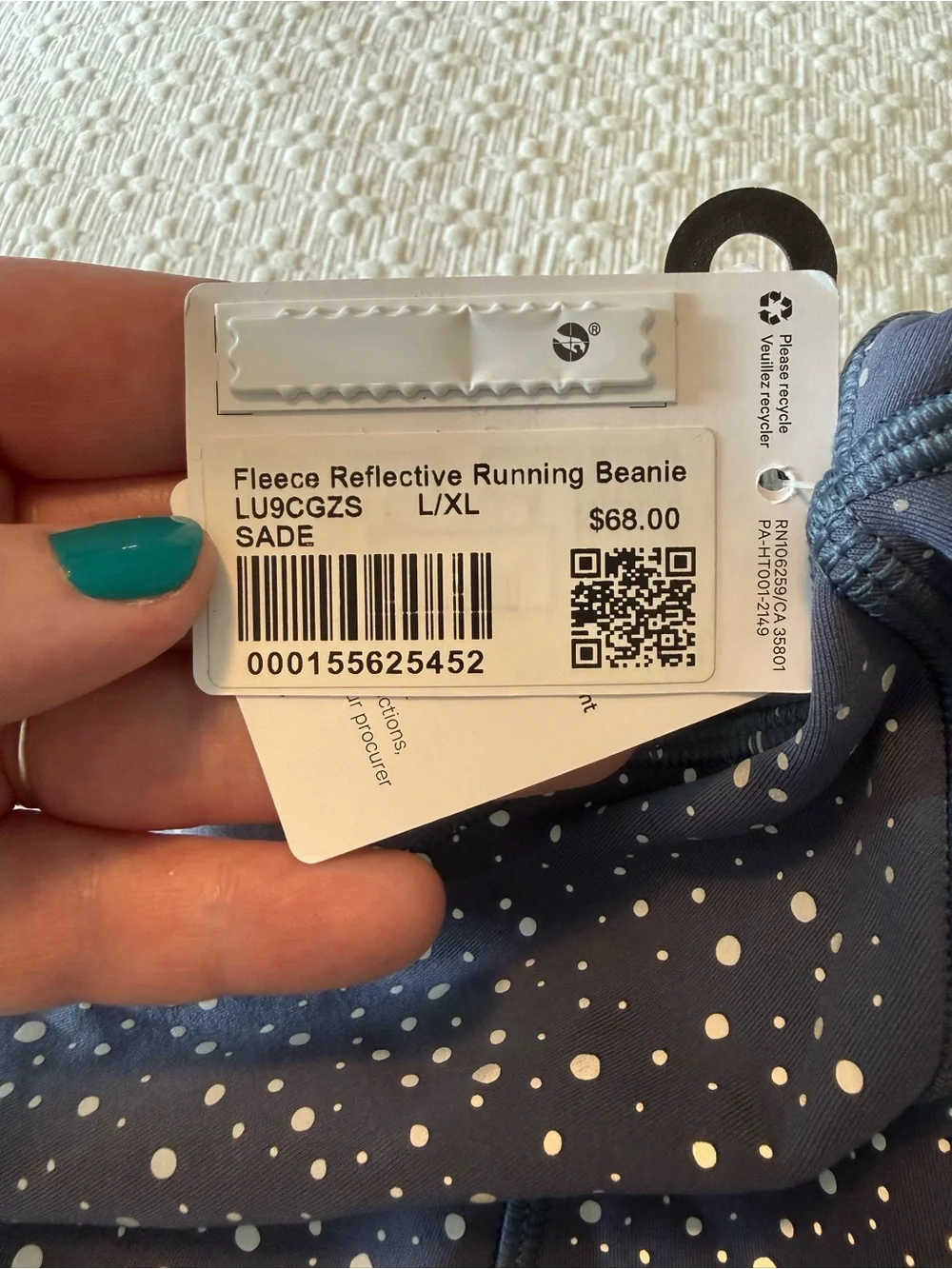 Lululemon Fleece Reflective Running Beanie